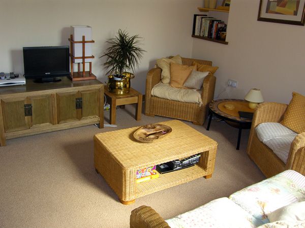 The living area of lothlorien holiday home In Wales