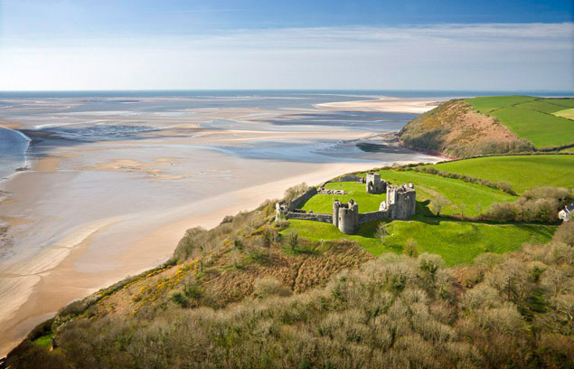 Historic medieval Welsh castles 